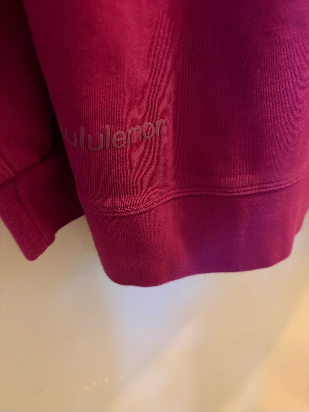 Lululemon Perfectly Oversized Crew Magenta - Picture 5 of 5
